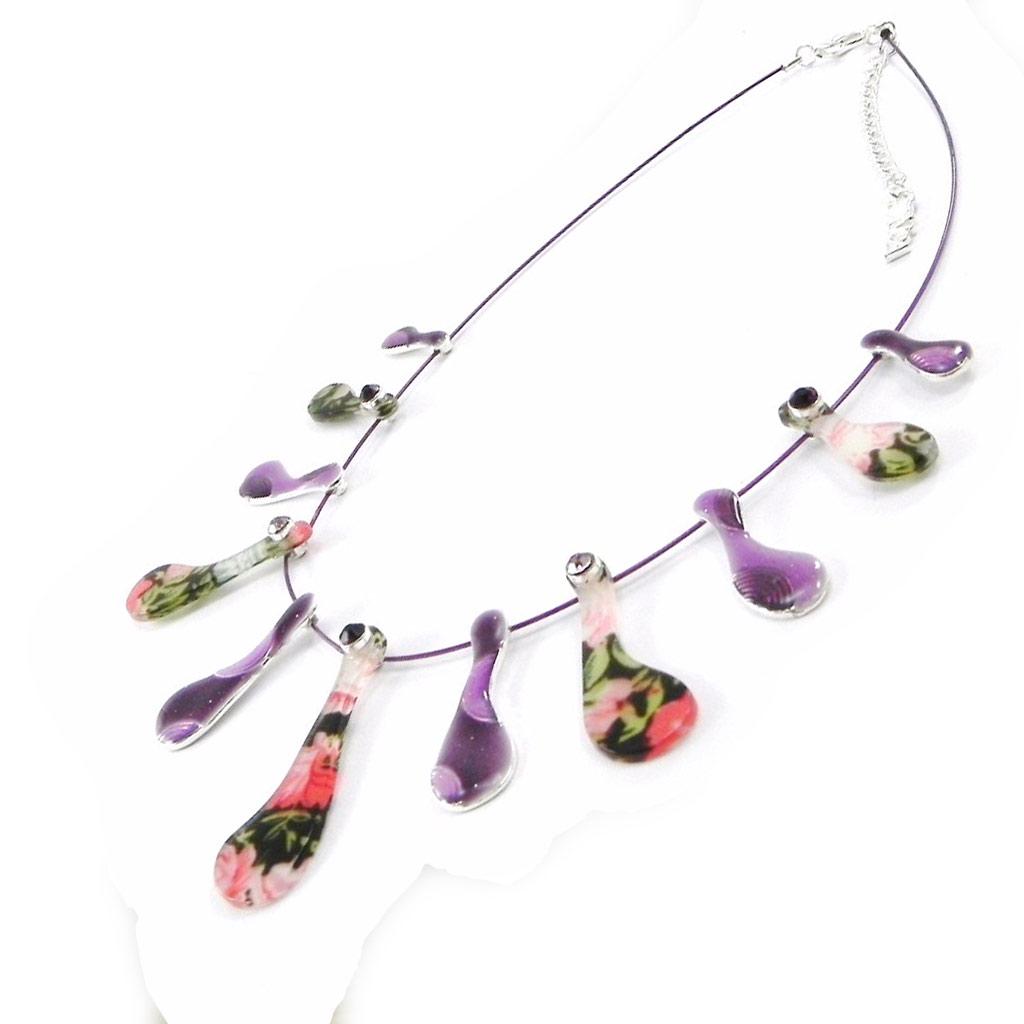 NOA [I5343] - Collier Créateur 'Liberty' violet