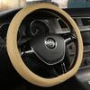 D series Micro Fiber Leather Car Steering Wheels Covers 38CM/15'' Steering Wheel Hubs Car Styling,For VW GOLF 7 2015 POLO