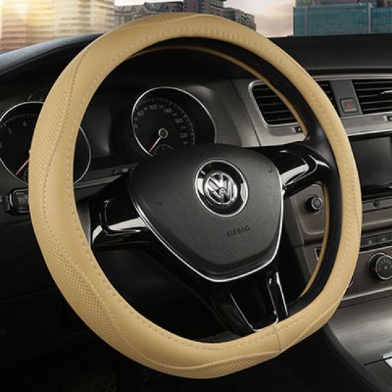 D series Micro Fiber Leather Car Steering Wheels Covers 38CM/15'' Steering Wheel Hubs Car Styling,For VW GOLF 7 2015 POLO
