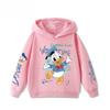 Abbigliamento Sportivo Stampato con Cartoni Animati di Paperino per Bambini per Autunno e Inverno, Caldo e Casual, Felpa Sportiva alla Moda e Carina