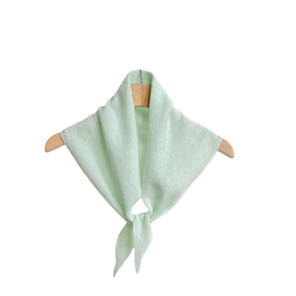Striped Cross Scarves Wool Cross Neckerchief Sweet False Collar Women