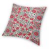 Shakhrisyabz Suzani Uzbekistan Floral Square Pillowcase Polyester Linen Velvet Printed Decor Throw Pillow Case Home Cushion Case