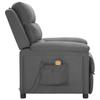 VidaXL Fauteuil de Massage, Siège Inclinable avec Dossier et Repose-pied Réglables, Chaise de Salle de Séjour Salon 342351