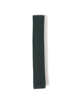 Pletená vlněná kravata s copánkem ZELENÁ ZDARMA 38440142840 [Beams Plus] Pánská
