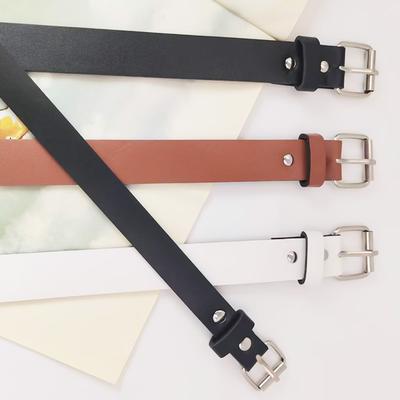 Women's Pin Buckle Belt Casual and Versatile Women's Jeans Decorative Belt Women's Trousers Belt