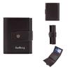 European and American Style Men's BusinessTri-Fold Card Holder RFID Protection Metal Aluminum Case Automatic Pop-Up Wallet