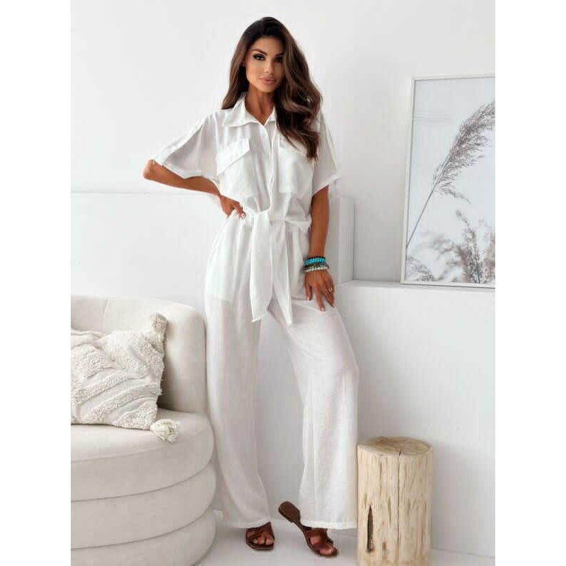 

Мода Ветер Сексуальный Топ с Бантом Маленькие Люди Слегка Подтягивают Жилет Мода Повседневный С Высокой Талией Жилет Брючный Костюм Женский White S