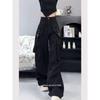 Black Jazz Dance Cargo Pants for Women 2026 New Spring Cool and Edgy Style Hiking Pants
