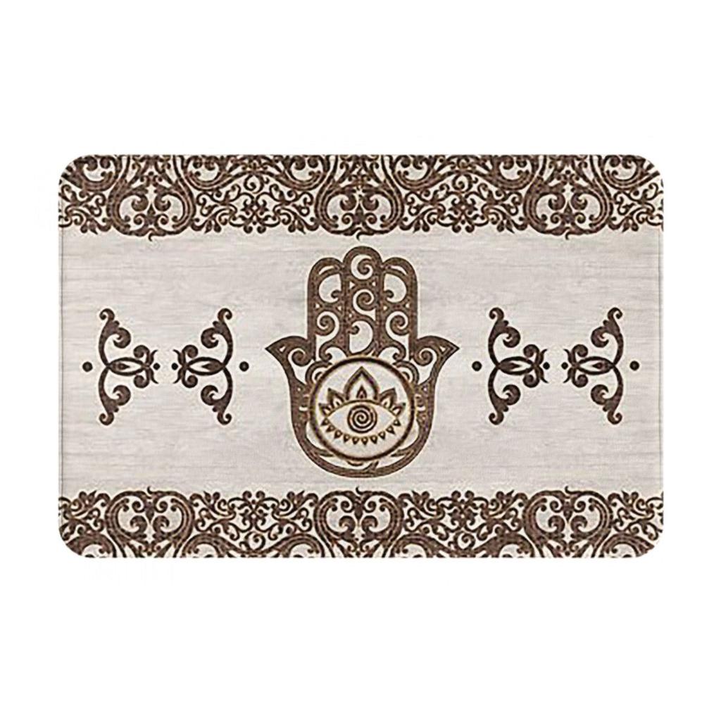 The Hand Of Fatima Printed Anti-slip Doormat Floor Mat Water oil proof Carpet Rug for Kitchen Entrance Home Balcony Footpad Mats
