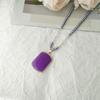 Collana a maglia con perline viola elegante 2025: Accessorio da Donna alla Moda e Versatile