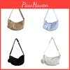 Casual Summer Crossbody Bag For Women Spacious Nylon Shoulder Bag In Khaki Blue Black Beige Pink