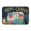 Personalized Happy Camper Doormat Mat Anti-Slip Camping Life Bathroom Kitchen Toilet Rug Carpet 40*60cm