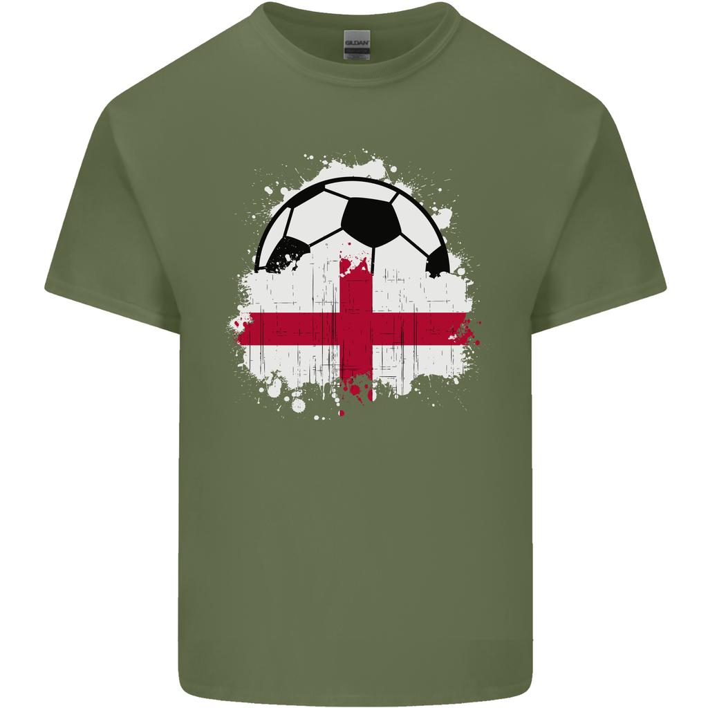 England Football Flag Unisexs Light Cotton TShirt