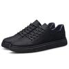 Men's Retro Lace-up Cowhide Sneakers - Trendy Casual Spring Loafers