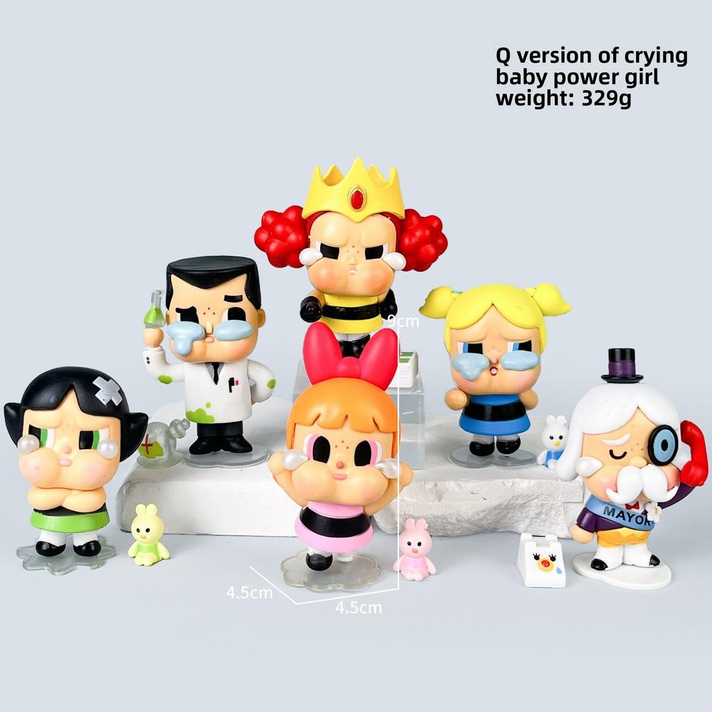 Crybaby Pvc Collectible Figure With The Powerpuff Girls Design For Kids And Fans