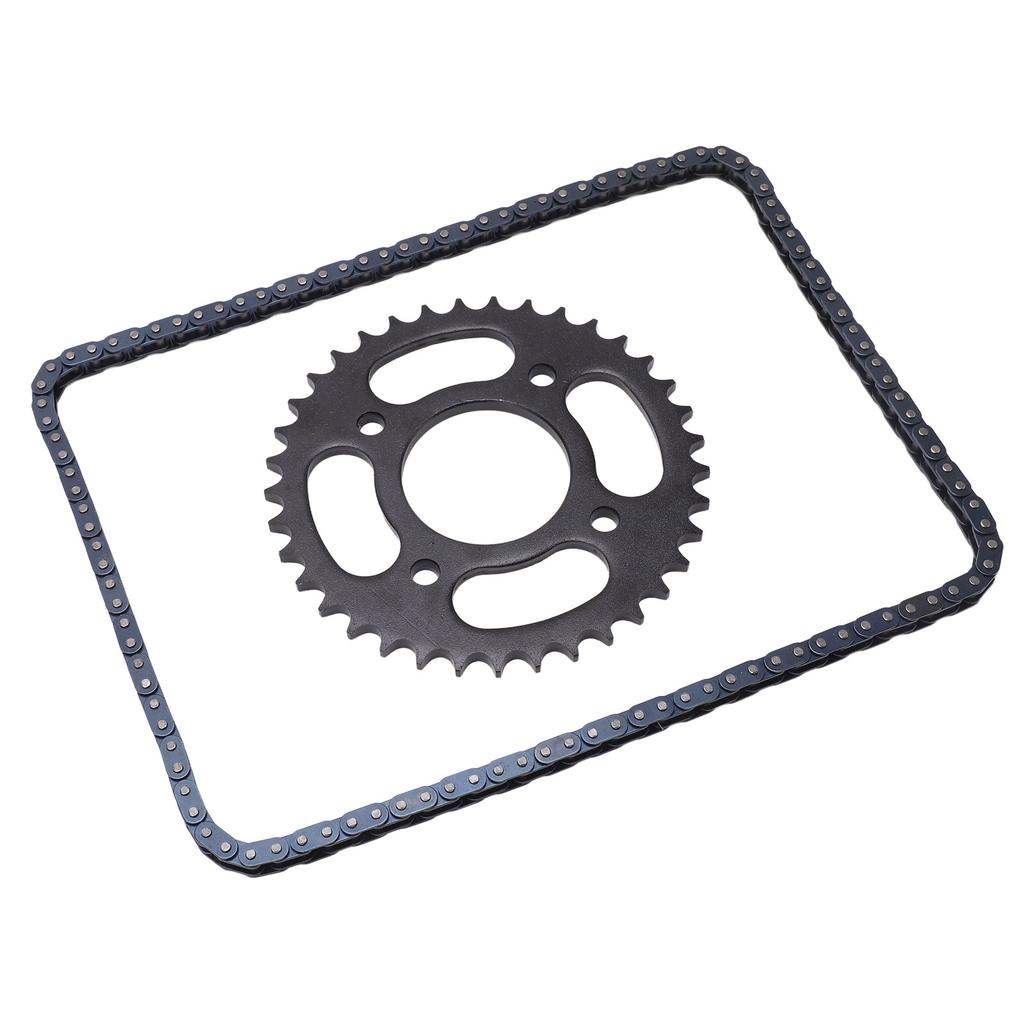 136 Links Chain 428 37T Motorcycle Drive Chain with Sprocket for 43cc 49cc Minimoto Moped Scooters 2 Stroke Pocket Bike
