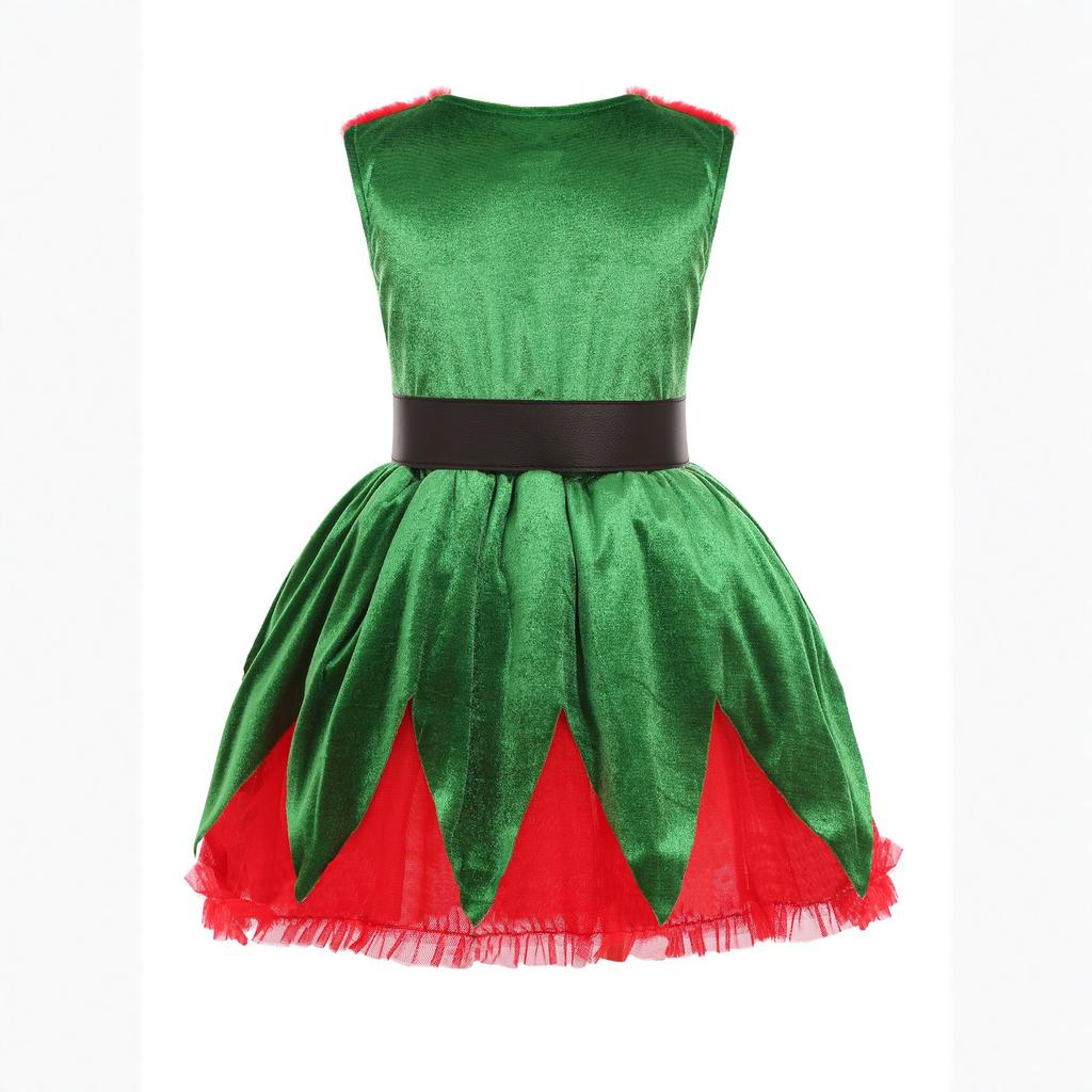 Children's Christmas Costumes, Holiday Party Christmas-themed Performance Cosplay Costumes