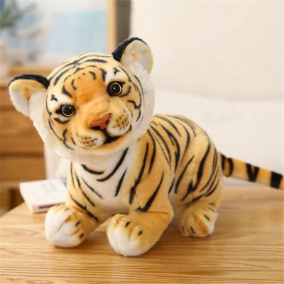 Plush Toy Rich Facial Complexion Elastic Texture Bright Color Tiger Cuddle Baby