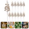 12 Pcs Garlands Ornaments Artificial Glitter Berry Pick Christmas Outdoor Decorations