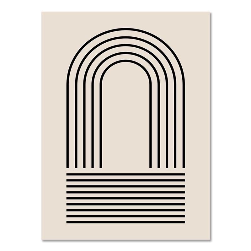 Abstract Bohemian Wall Art Print Poster Boho Canvas Paintings Minimalist Body Lines Modern Living Room Interior Home Decoration