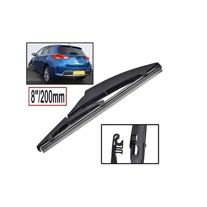 

For Toyota Auris hatchback MK2 2012-2017 Size: 8 inch rear wiper rear wiper blade Toyota Auris hatchback MK2 2012-2017 8 inch
