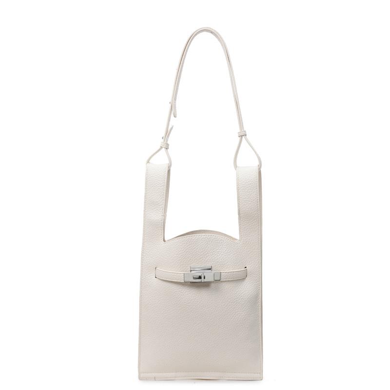 Lychee Pattern Portable Vegetable Basket Bag Women's New Trendy Niche Underarm Bag Fashionable Shoulder Messenger Bag