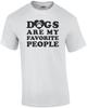 Hunde sind meine Lieblingsmenschen - Lustiges Hundeliebhaber-T-Shirt