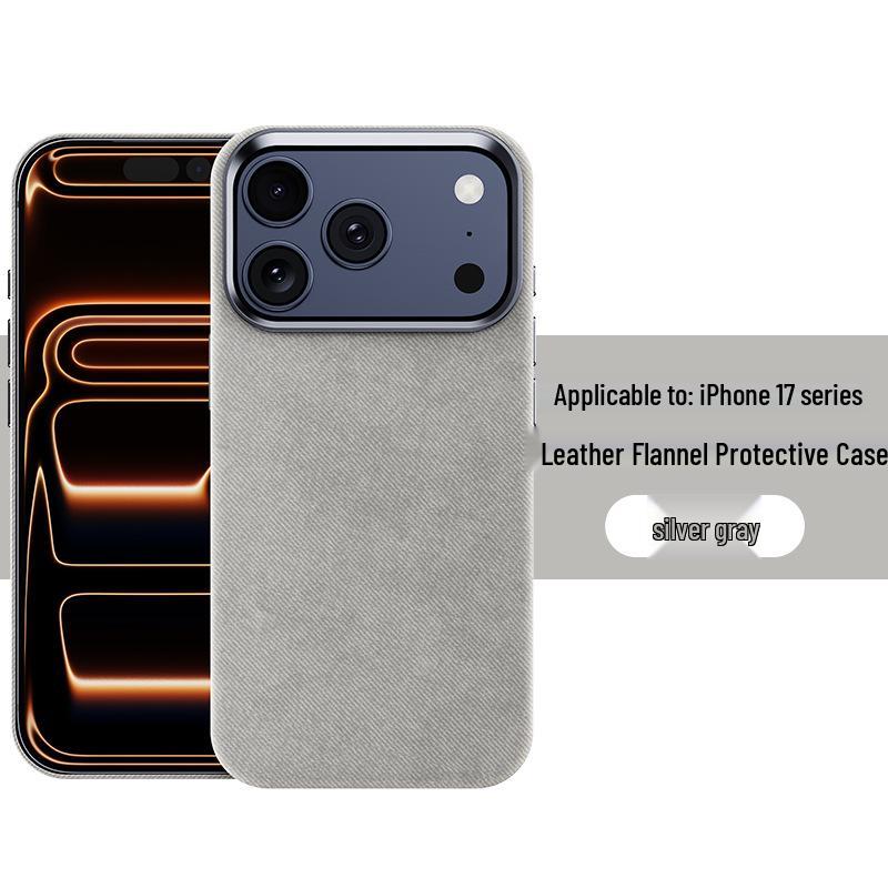 Leather Flannel Fashionable Case for iPhone 17 Series