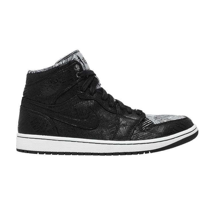 

Мужские кроссовки Air Jordan 1 Retro High BHM Черный Белый 579591-010