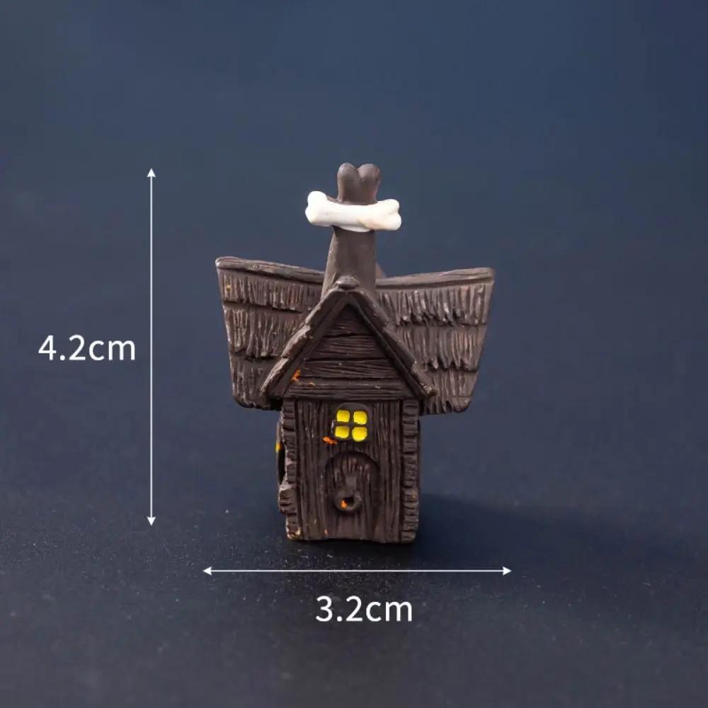 Multiple Styles Cartoon Halloween Small Ornaments DIY Mini Tombston Ornaments Resin Craft Resin Festival Ornaments Desktop