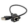 FTP STP UTP Cat 5e Male To Female Lan Ethernet Network Extension Cable Patch Cord with Panel Mount Holes