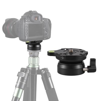 Tripod Leveling Base Photography Camera Tripod Head Aluminum Alloy Camera Leveler Bubbler Level