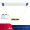 Bärbart Badmintonset med Nät och Racketar