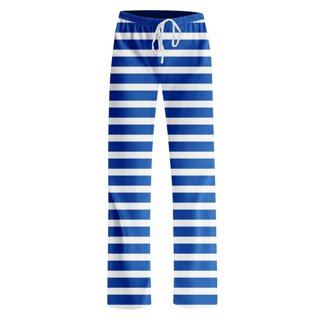 Anime-Pyjamahose, Nachtwäsche, lässige Hose mit Kordelzug und elastischer Taille, bequeme, gerade, lockere Yoga-Hose