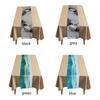 Marble Pattern Table Runner Polyester 33x178cm