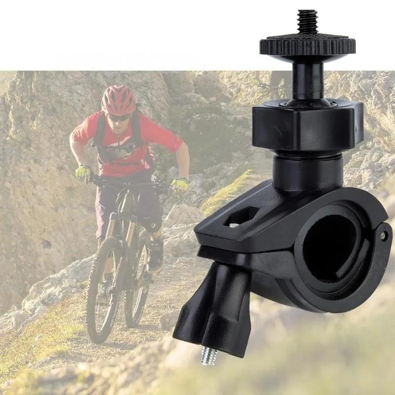 1PC/2PCS Black Camera Accessory Bike Motorcycle Useful Sport Camera Holder Bracket Handlebar Mount Stand