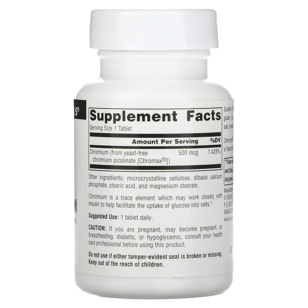 Ultra Chromium Picolinate 500™, 500Mcg, 120 Tablets