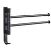 JINGRUIXIANG Punch-Free Rotating Towel Rack & Storage Shelf