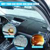 LLKUANG Dash Cover Mat Compatible with Subaru Forester XV Legacy 2013-2018,Polyester Car Dashboard Cover Sun Shade Pad,Anti-Slip Dash Board Pad