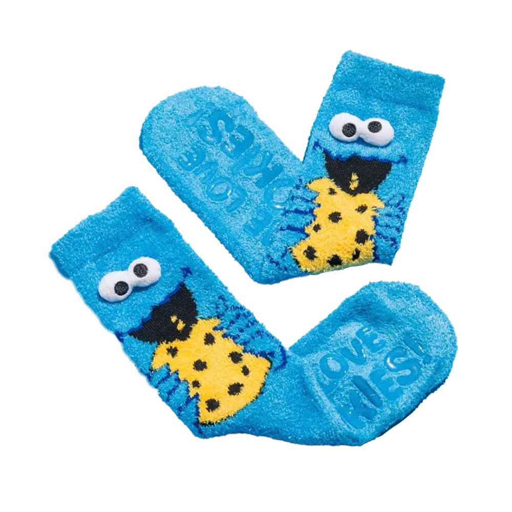 Sesame Street Unisex Adult Me Love Cookies! Cookie Monster Crew Socks
