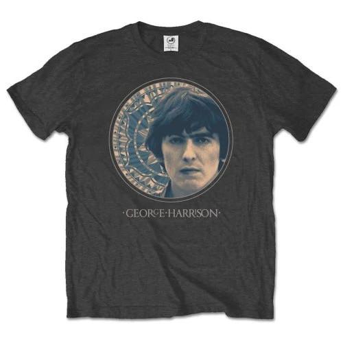 George Harrison T-Shirt: Circular Portrait OFFICIAL NEW
