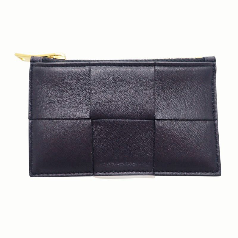 BOTTEGA VENETA  681010 VCQC Card Case Navy Calfskin mens