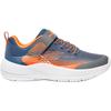 Skechers Kids Boys Microspec Advance Sports Comfortable Non-Slip Breathable Low-Top Casual Shoes Kids sneakers Blue Orange 403926L-NVOR