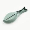 Manual Fish Scaler With Cover Portable Fish Scale Remover Anti Slip Handheld Fish Descaler Scraper Household Kitchen Gadget