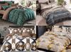 Warm flannel bedding 160x200 + pillowcases Polish, circles, anthracite