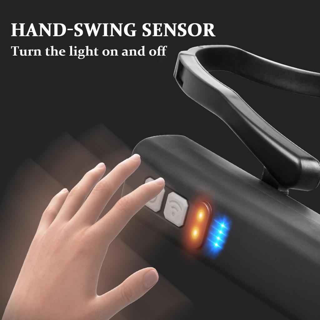 Ear Worn Headlamp Rechargeable Head Flashlight Motion Sensor Waterproof Bright Outdoor Hiking Gear Flashlight For Fishing