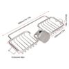 Adjustable Sink Shelf Aluminum Plastic Hanging Rack Durable Sink Organizer Rack  Dishcloth Drainer