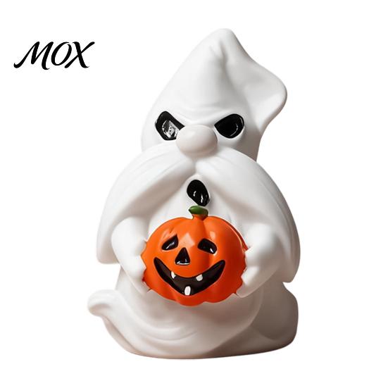 Halloween Party Supplies Ghost Gnome Figurines, Resin Tabletop Decoration, Cute Indoor Outdoor Holiday Decor Statue, Decorative Ornaments for