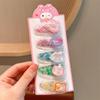 Kuromi Sanrio Girl's Flowing Sofa Bangs Hair Clips - Kid-Friendly and Sweet Design