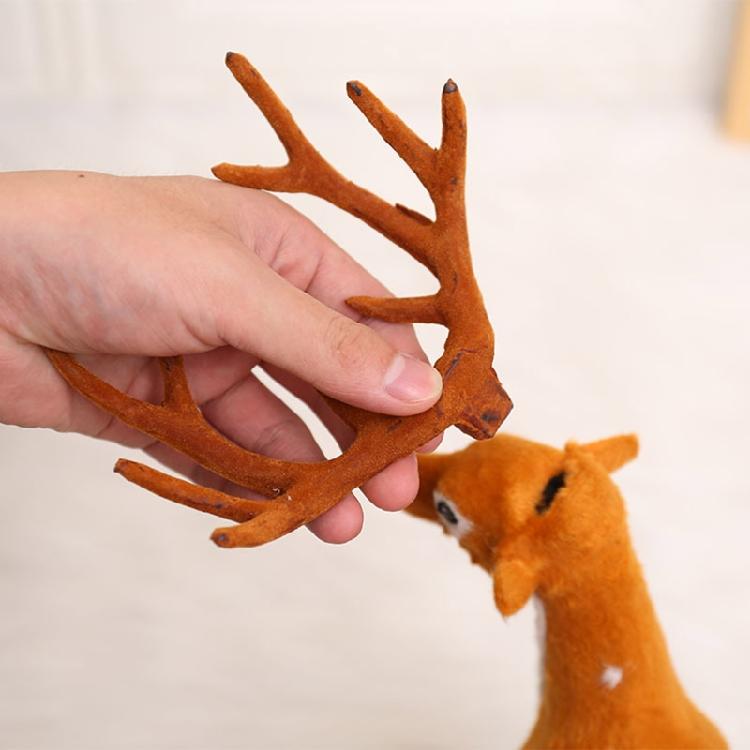 Creative Christmas Elk Ornament 15/20/25/30/35cm Party Dining Table Decor